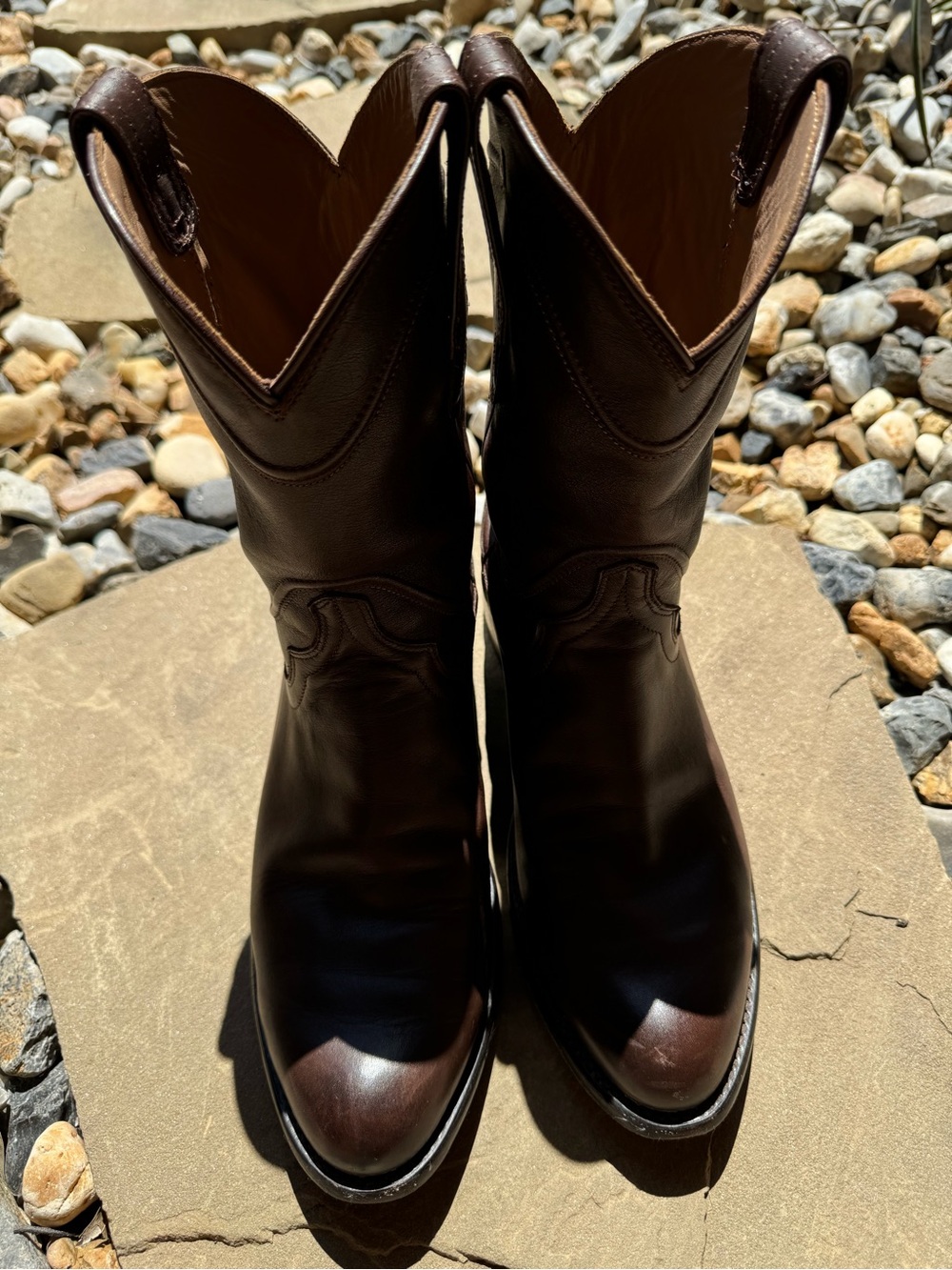 Tecovas Earl Men's Brown Leather Western Boots - Picture 3 of 5